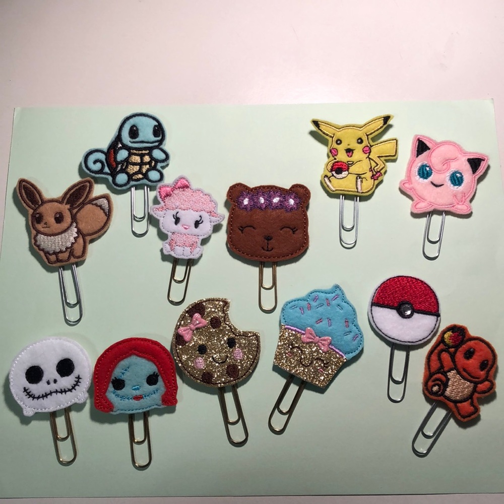 Felt paper clips